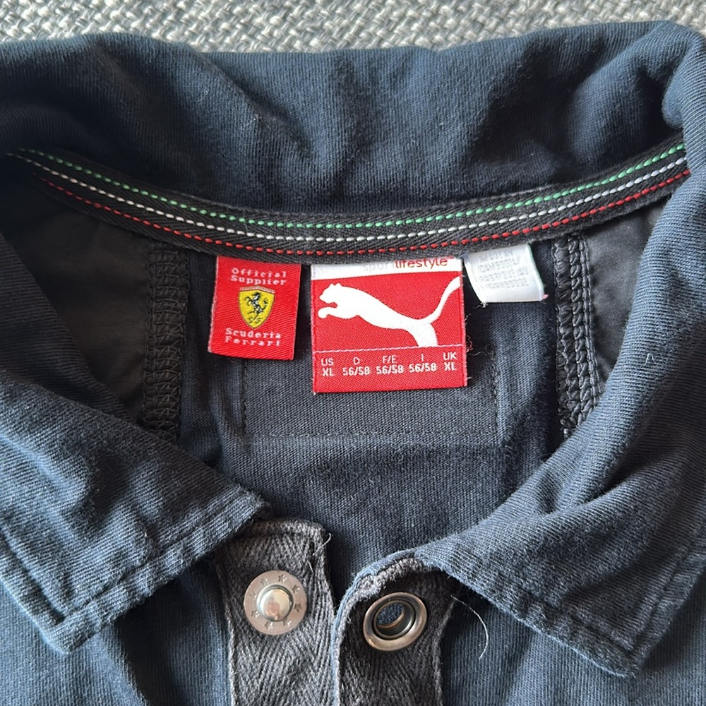 Ferrari x Puma Men's Polo Shirt in Black XL - Picture 7 of 8